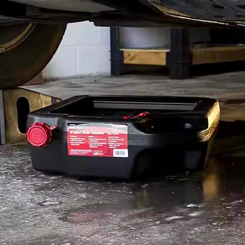Oil Drain Can 9L, Mess Free, Oil Drain CarPlan | Efficient and Clean Oil Drainage Solution, Mechanic, Mechanical, Workshop, Oil Change, Coolant Change, Mess Catcher, Jerry Can