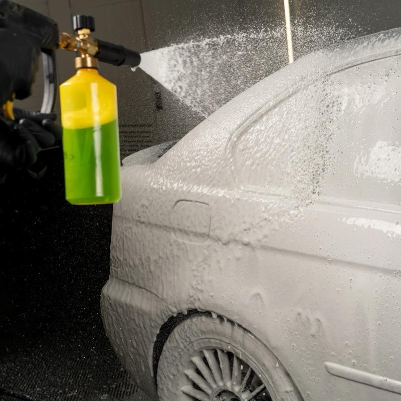 Snow Foam 3 Litre Rapide AX-| High-Foaming Car Pre-Wash for Deep Cleaning, Car Wash, Valeting, Detailing, Car Care, Car Shampoo, Auto Care, Auto Wash coating leather cleaner mobile detailer supplies tools green snowfoam