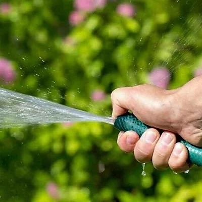 30m Garden Hose with Adjustable Spray Nozzle And Tap Fittings | Durable Flexible Watering Hose Set for Gardens, Lawns & Patios | Universal Tap Fittings for Easy Connection - Garden Essentials- Gardeing