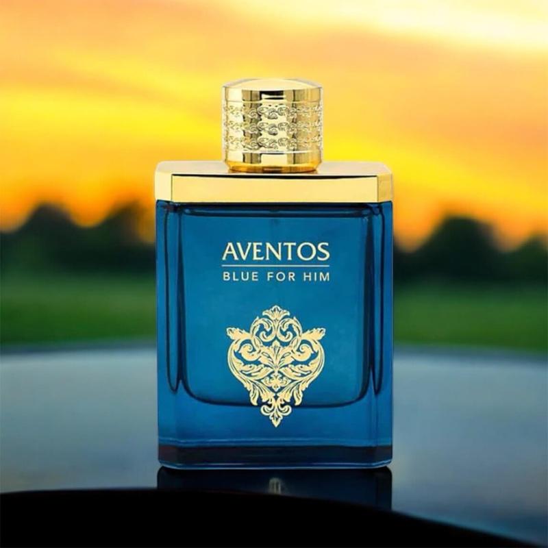 Aventos Blue For Him 100ml EDP | Men’s Fresh Citrus & Woody Arabian Perfume | Long-Lasting Strong Projection | Designer-Inspired Fragrance by Fragrance World