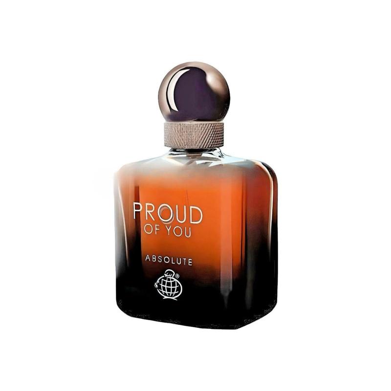 Proud of You Absolute 100ml EDP | Men’s Long-Lasting Arabian Perfume | Amber & Woody Luxury Fragrance | Strong Projection & All-Day Scent Inspired by Designer Classics | Fragrance World