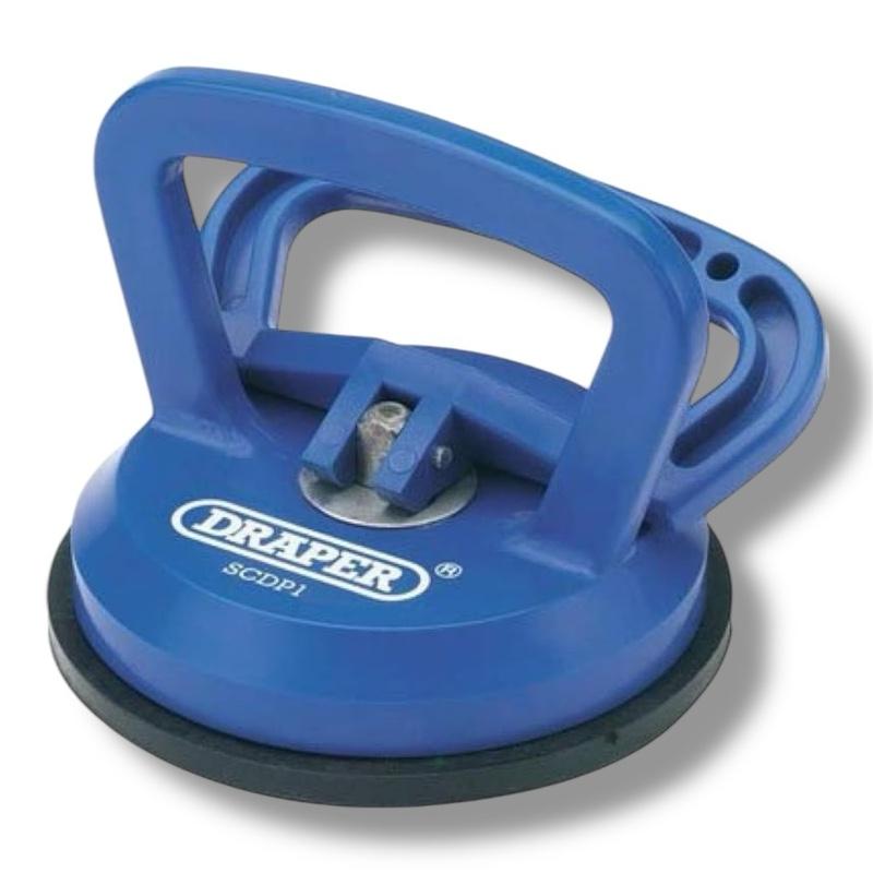 Suction Dent Puller Heavy Duty 118mm Car Body Panel Repair Tool Paint Safe Easy Grip Handle Garage Workshop Car Dent Fix - Draper