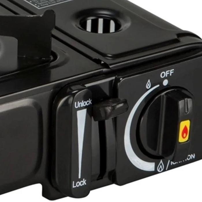 Portable Gas Stove with Carry Bag Summit Outdoor Cooking Camping Cooker, Hiking, On The Go, Use Anywhere, Caravan. light Weight And Compact For Outdoor Adventures