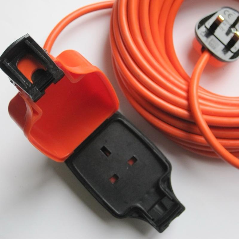 Waterproof Outdoor Extension Lead IP54 | 5m Socket Cable for Gardening, On Site And More Pressure Washer, Lawn Mower, DIY Power Tools | Heavy-Duty Weatherproof Plug with Cable Tidy | Mercury Outdoor Socket