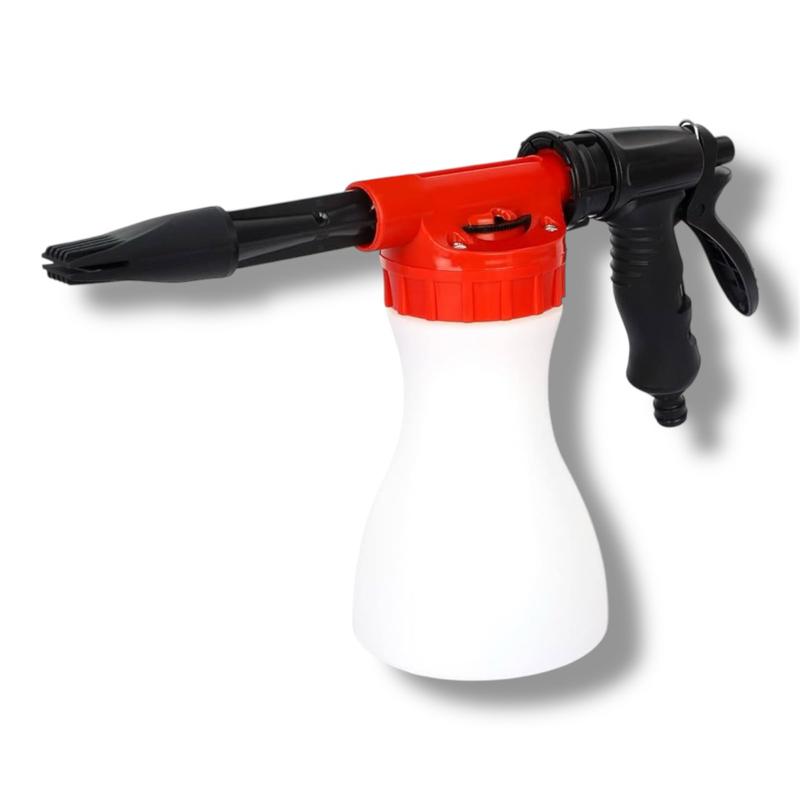 AX Snow Foam Gun Sprayer Cannon 900ml – Pre Wash Garden Hose Attachment | Concentration Adjustable | Shampoo | Wash And Wax | l Effortless Exterior Cleaning with Thick Foam | Car Cleaning Tool | Detailing | Valeting | Attachment | Car Wash Essential coati