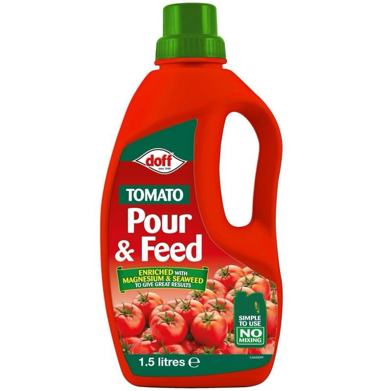 Doff Pour & Feed Tomato 1.5L – Liquid Fertilizer for Strong Growth, Healthy Foliage, and Maximum Yield