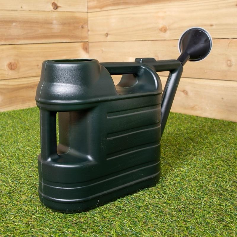6.5L Watering Can Green | Durable Plastic Garden Watering Can for Plants, Flowers, Lawns | Lightweight, Easy Pour Design | Indoor & Outdoor Use | Eco-Friendly Gardening Tool - Ward Value