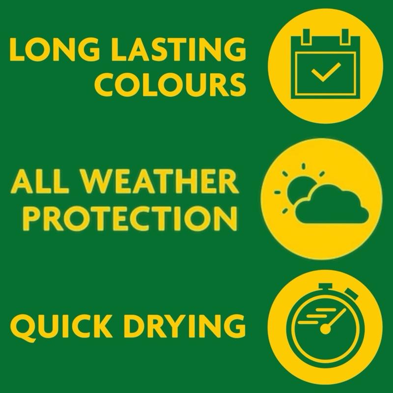 Ronseal One Coat Shed & Fence Protector Concentrate 950ml (Makes 5L) – Weather-Resistant Wood Treatment for Long-Lasting Protection & Colour – Tudor Black Oak, Charcoal Grey, Dark Oak, Forest Green & More - Fence Life