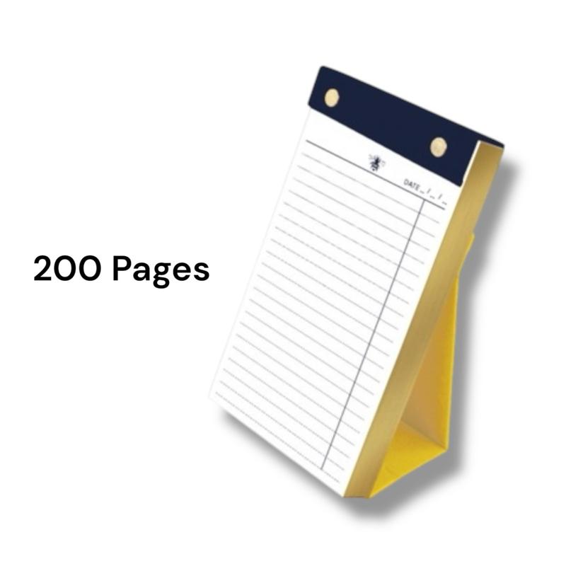 To-Do List Pad – 200 Pages, Tri-Fold Stand, Magnetic Cover, Organiser for Home, Work & School, Stylish Gold-Foiled Bee & Floral Design - Yellow Busy Bee Life Note Pad.