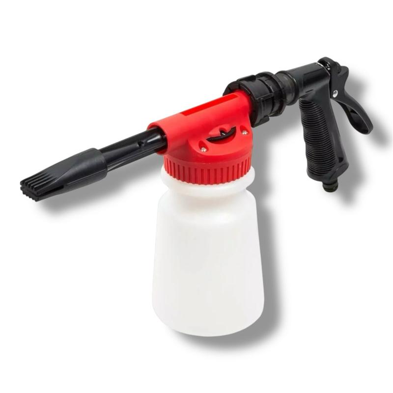 AX Snow Foam Gun Sprayer Cannon 900ml – Pre Wash Garden Hose Attachment | Concentration Adjustable | Shampoo | Wash And Wax | l Effortless Exterior Cleaning with Thick Foam | Car Cleaning Tool | Detailing | Valeting | Attachment | Car Wash Essential coati