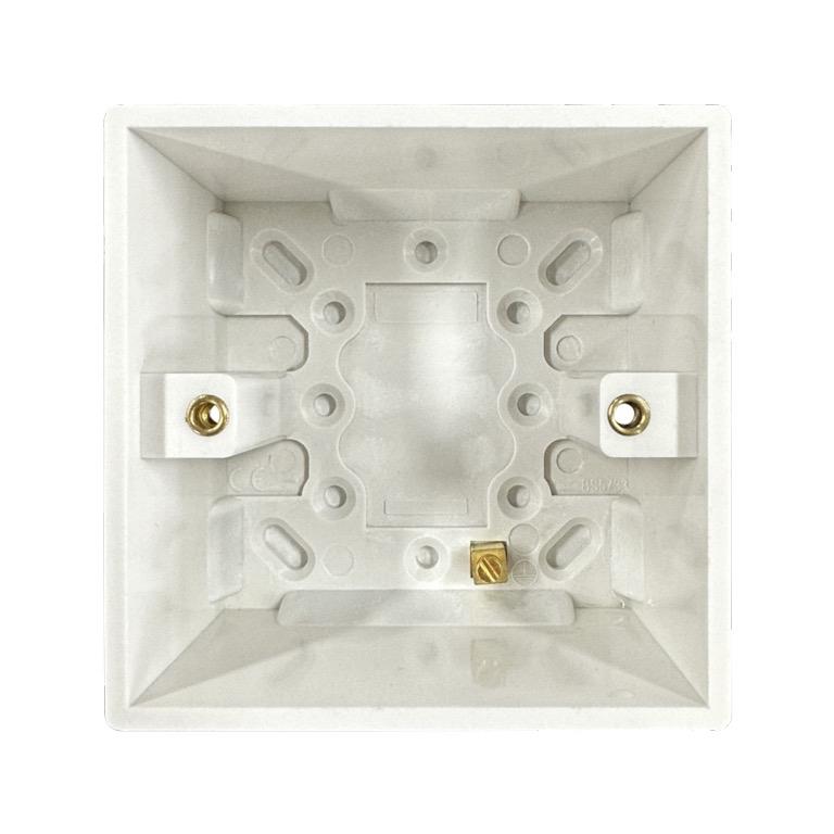 1 Gang Pattress Back Box – Available in 16mm, 35mm & 47mm BS 60670-1, Electrical Socket, Electrical Switch, Electrician, Home DIY plug
