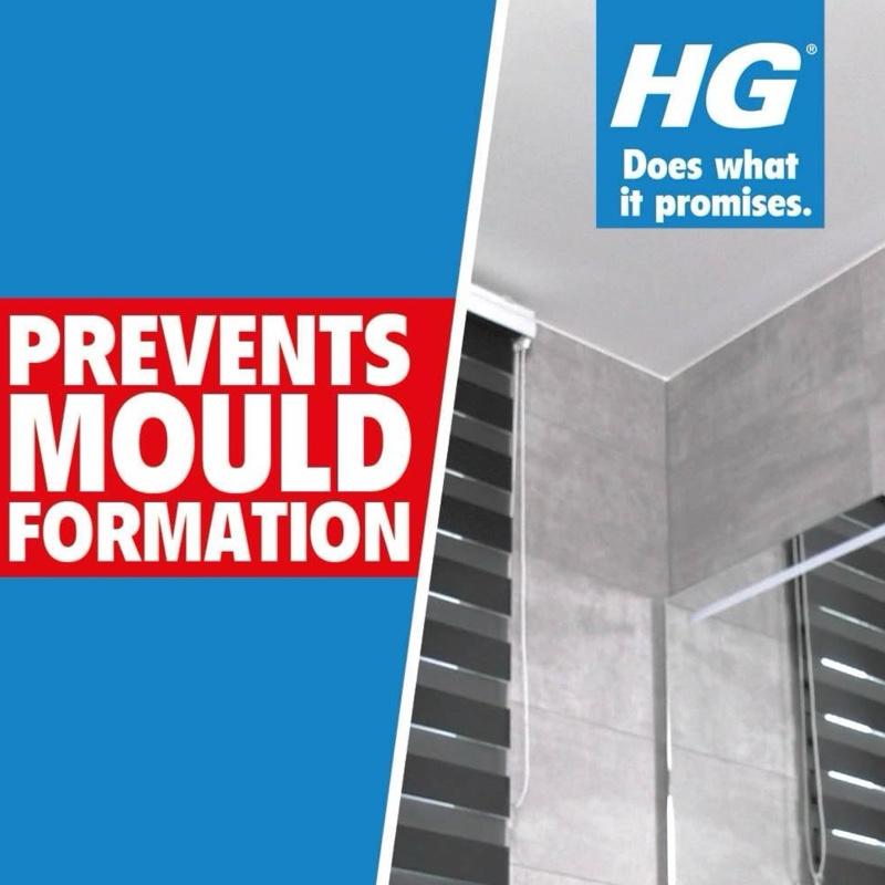 HG Mould Preventer 500ml | Long-Lasting Protection Against Mould & Mildew , House Hold Cleaner, Surface, Home Care, Walls, Tiles, Kitchen, Bathroom Household Spray Window remover Silicone Clean