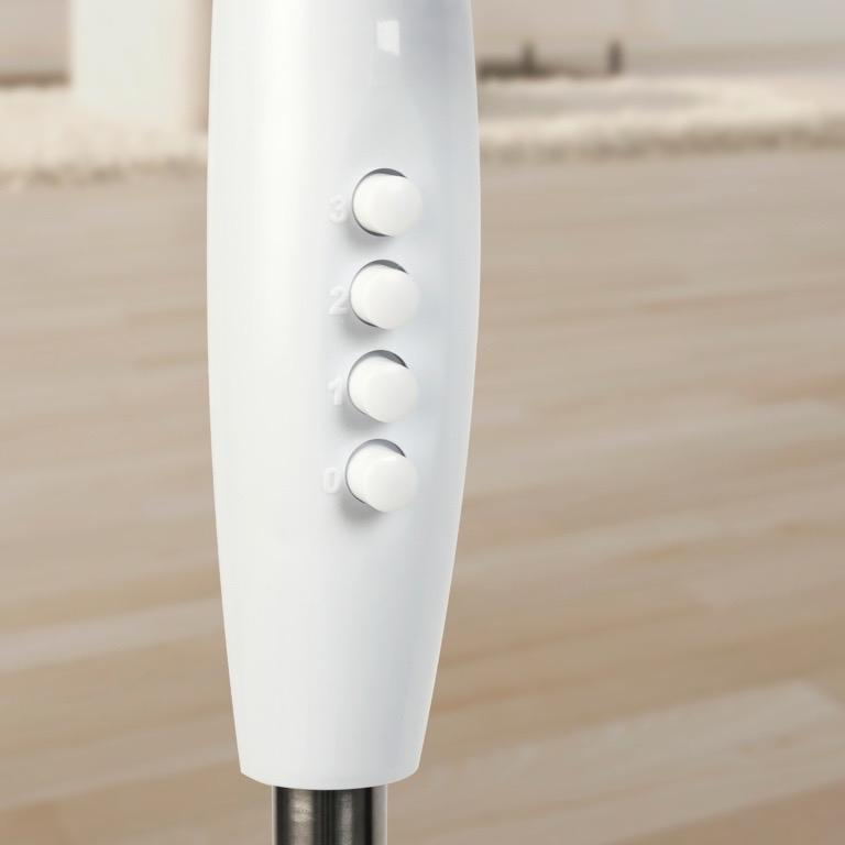 Stand Fan 16” Adjustable Height, 1.25 Meters, 3-Speed Pedestal Fan with Oscillation, 60cm Stable Base, Finger-Safe Mesh, 1.6m Cable – Ideal for Home, Office, Bedroom, Living Room - SupaCool