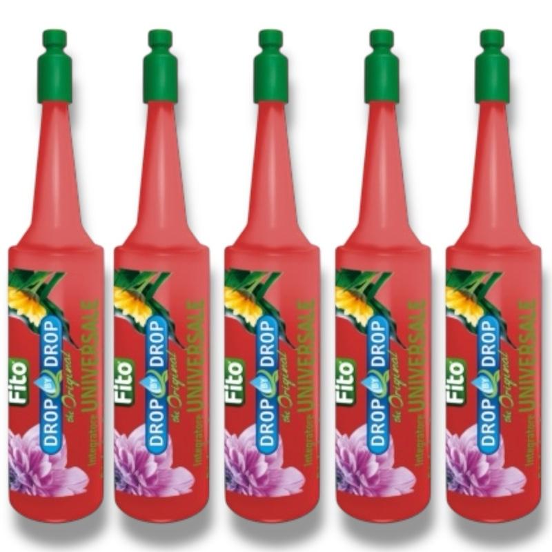 Drip Feeder For Plants 32ml 5 pack – 15 Day Feed Slow Release Nutrients for Healthy Plant Growth and Long-Lasting Care - Fito