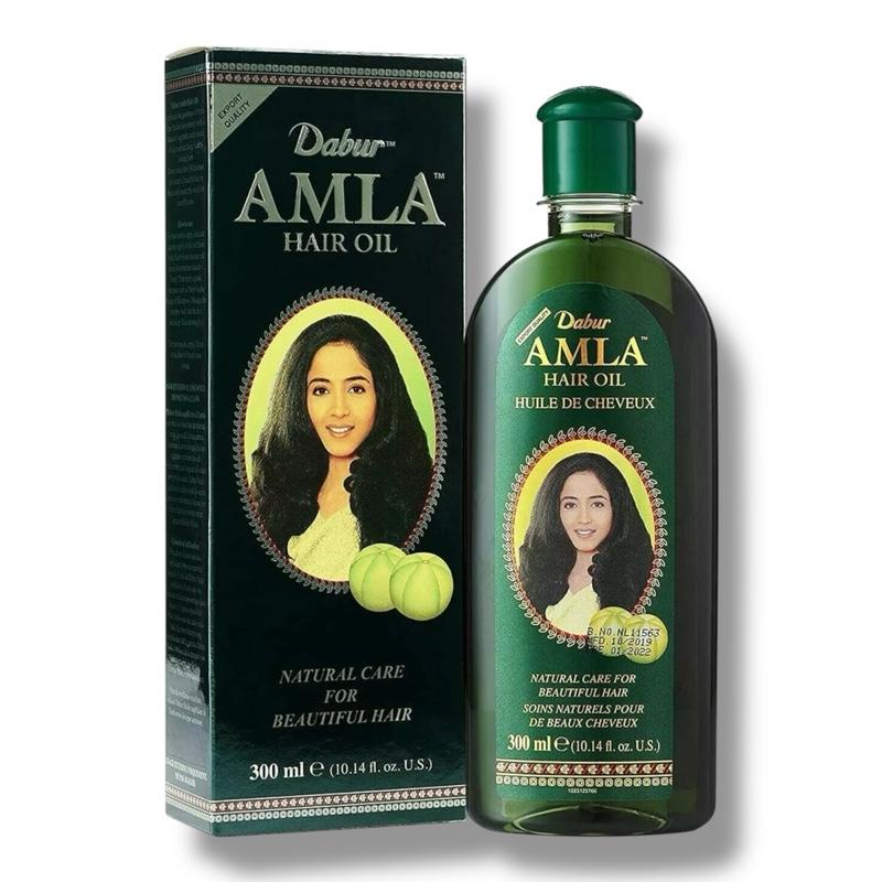 Dabur Amla Hair Oil - | Strong, Long & Thick hair | Nourishes Scalp | Controls Hair Fall, Strengthens Hair, Promotes Hair Growth. Asian, Indian Conditioner Haircare Shampoo Nourishing Traditional Comfort Cleanser Cleansing, 300ml, 200ml, 100ml