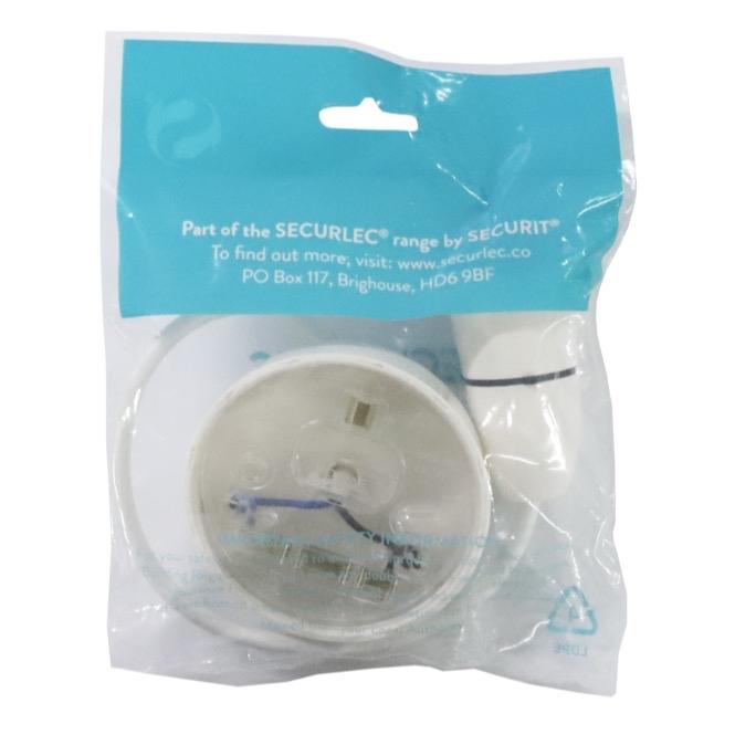 Ceiling Light Fitting 12" (30cm) Long Securlec T1 White Pendant Kit Short Skirt Lampholder | Easy-to-Install Ceiling Light Fitting, Standard UK Spec, Living Room, Bedroom, Kitchen, Garage, Shed, Rewire, Installation, New Build, House, Home, Ceiling Rose