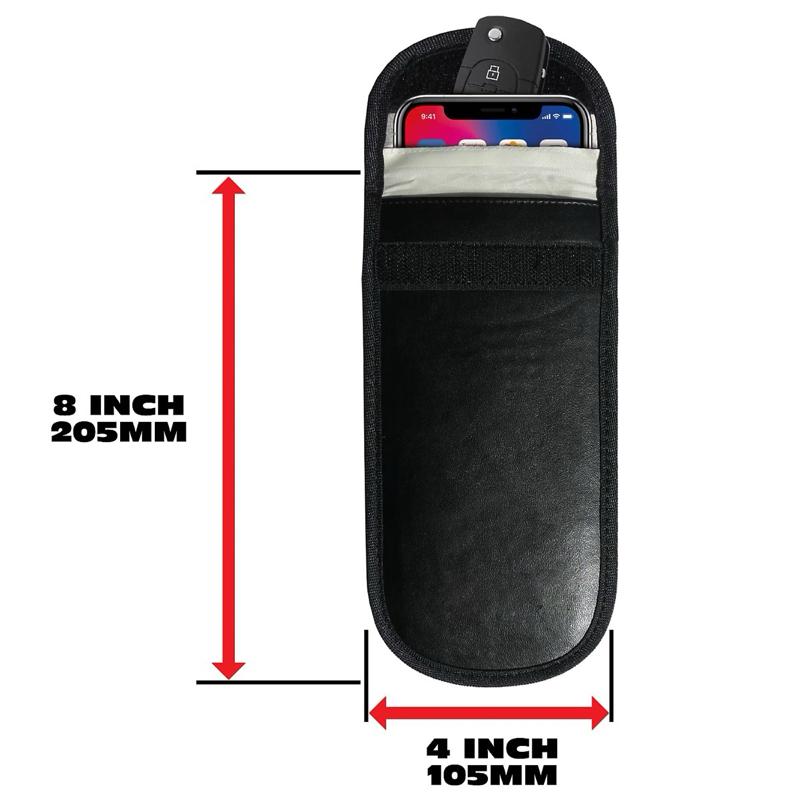 Simply RFID Key & Phone Signal Blocker Wallet Pouch | Car Key Signal Protection UK | RFID Faraday Shell for Phone & Key Privacy | Blocks Bluetooth, NFC, Wi?Fi & GPS