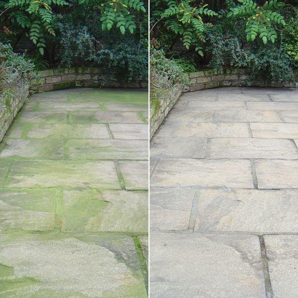 Patio Magic Patio Cleaner 5L | Powerful Outdoor Cleaner for Algae, Moss, Mould, Outdoor Cleaner - 5 litre Garden Cleaner organic growth remover. Eliminate algae and black spot, driveway, patio, roof, garden shed, fences, decking, fastest cleaner.