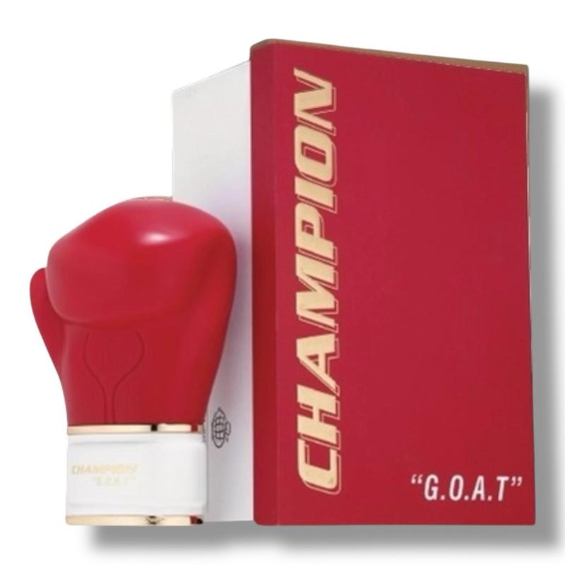 Champion G.O.A.T 80ml Eau de Parfum for Men | Fresh Citrus, Spicy & Woody Long-Lasting Fragrance | Everyday Signature Scent | Premium Arabian Perfume by Fragrance World