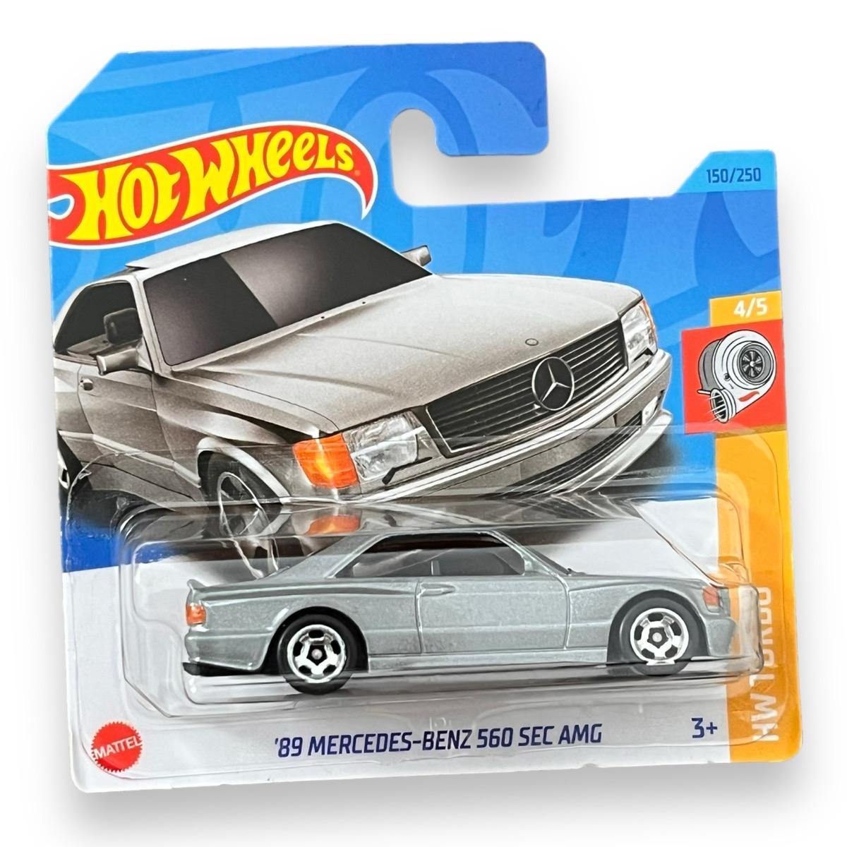 Hot Wheels | Mercedes Benz 560 SEC AMG 1989 | Mattel | Silver