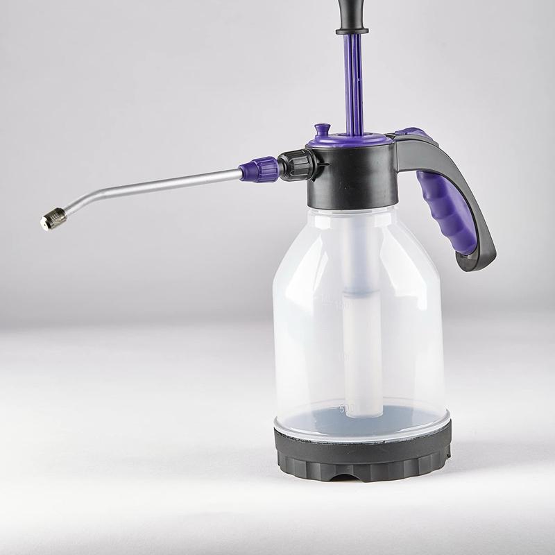 Pressure Pump Sprayer With Lance 1.5L Auto Vehicle / Garden Car Pre Wash, Snow Foam Wash And Wax Heavy Duty, Pressure Control Valve, Adjustable Nozzle, Chemical Resistance, Cleaning, Pesticides Detailing, Valeting, Car Wash, Measurements, Home, Hand Pump