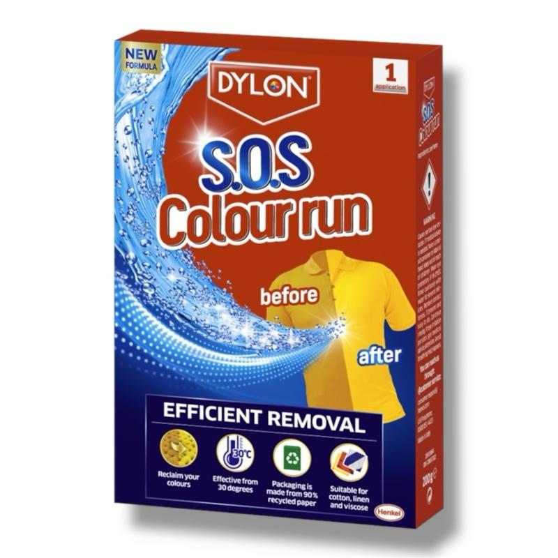Colour Run Remover Dylon Colour Run Remover | Restores Whites & Brights | Removes Colour Bleeds from Laundry, washing, washing machine